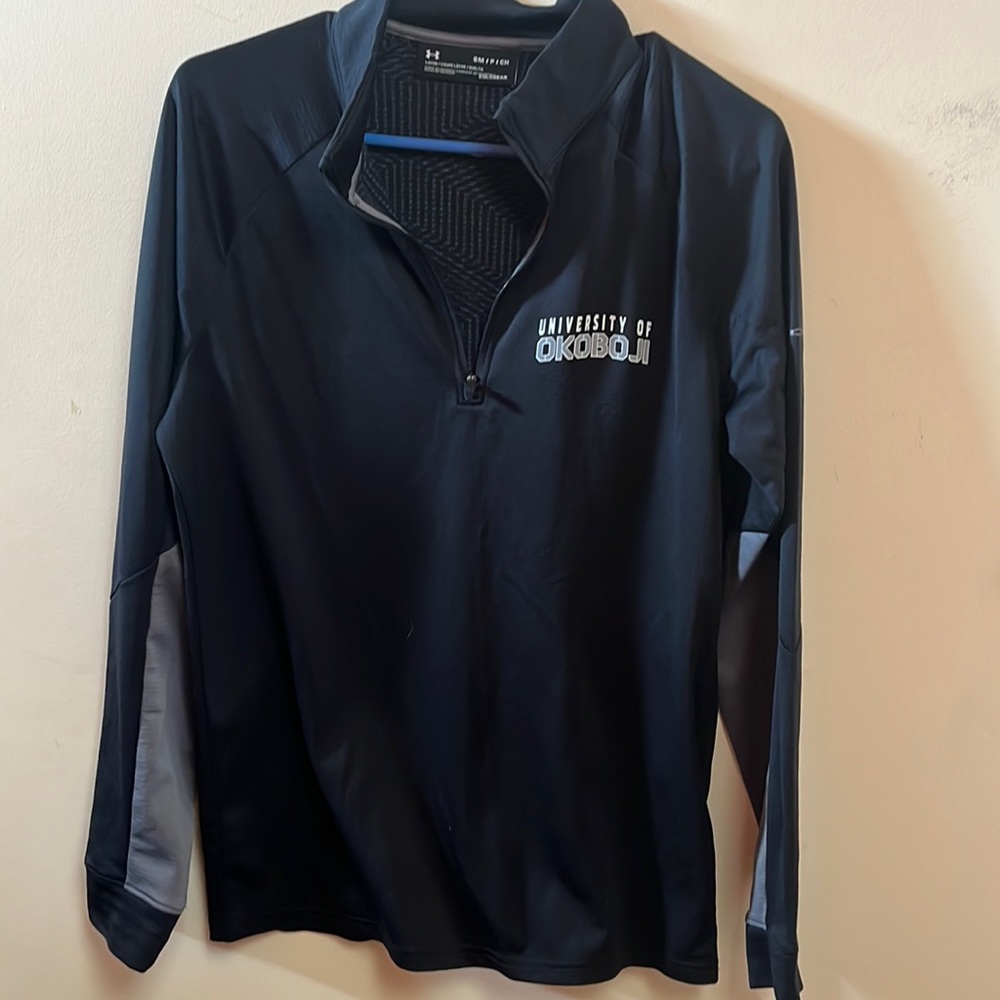 University Okoboji Under Armour Coldgear quarter zip pullover size small